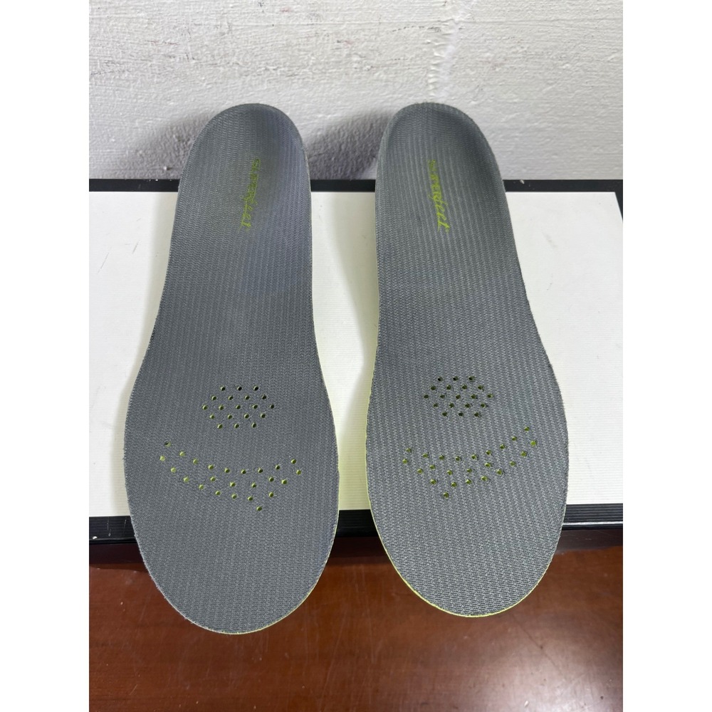 Superfeet Insoles Gray All Purpose Arch Support‎ Men's 9.5-11 Women's 10.5-12